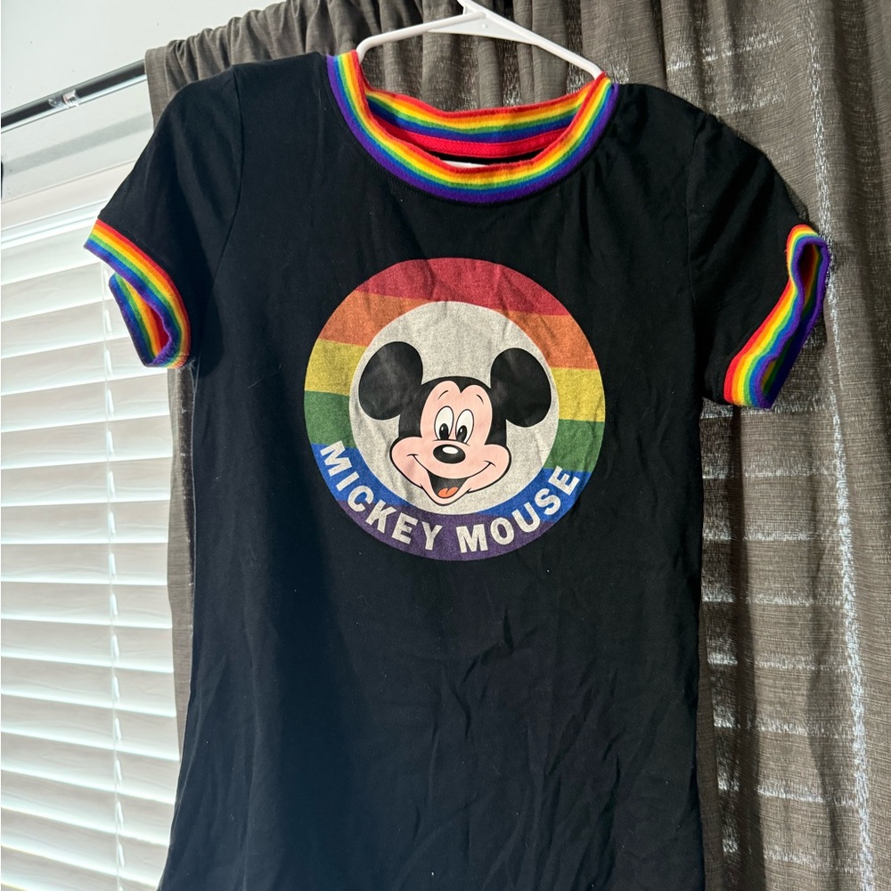 Disney Parks Pride Mickey Mouse Ringer Teen